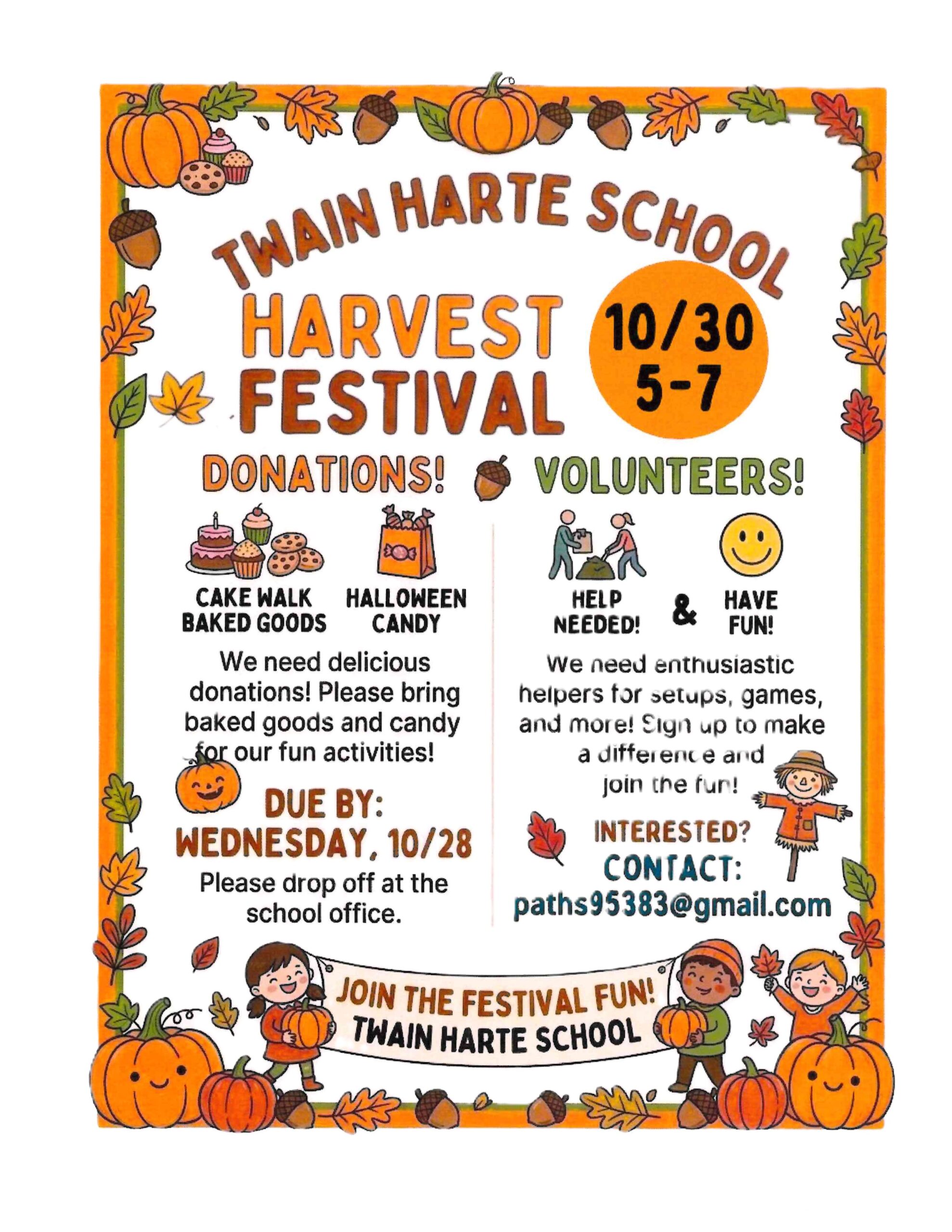 Harvest Festival Oct 2026 Online registration 2026–2027 (SchoolWise), opens in a new tab